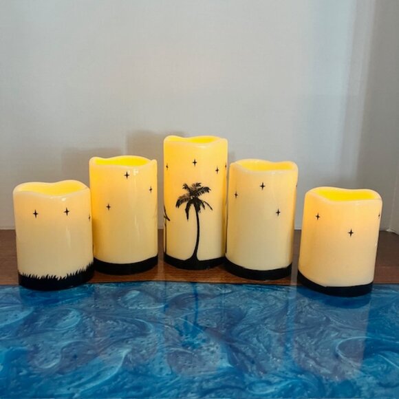 Christmas Nativity Scene Flameless LED Candles, Battery Operated with Remote - Picture 9 of 11